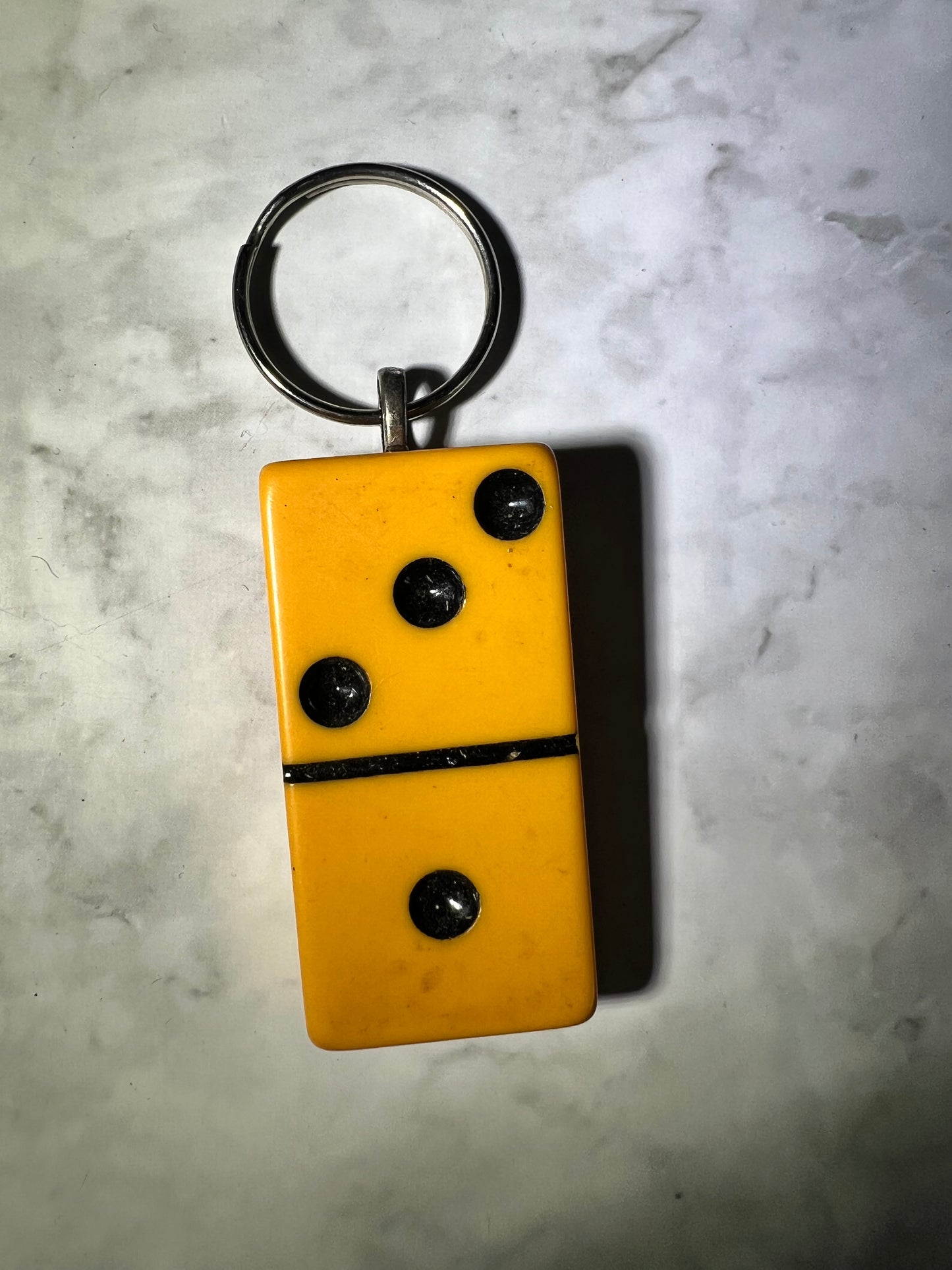 Upcycled Vintage Domino Keychain