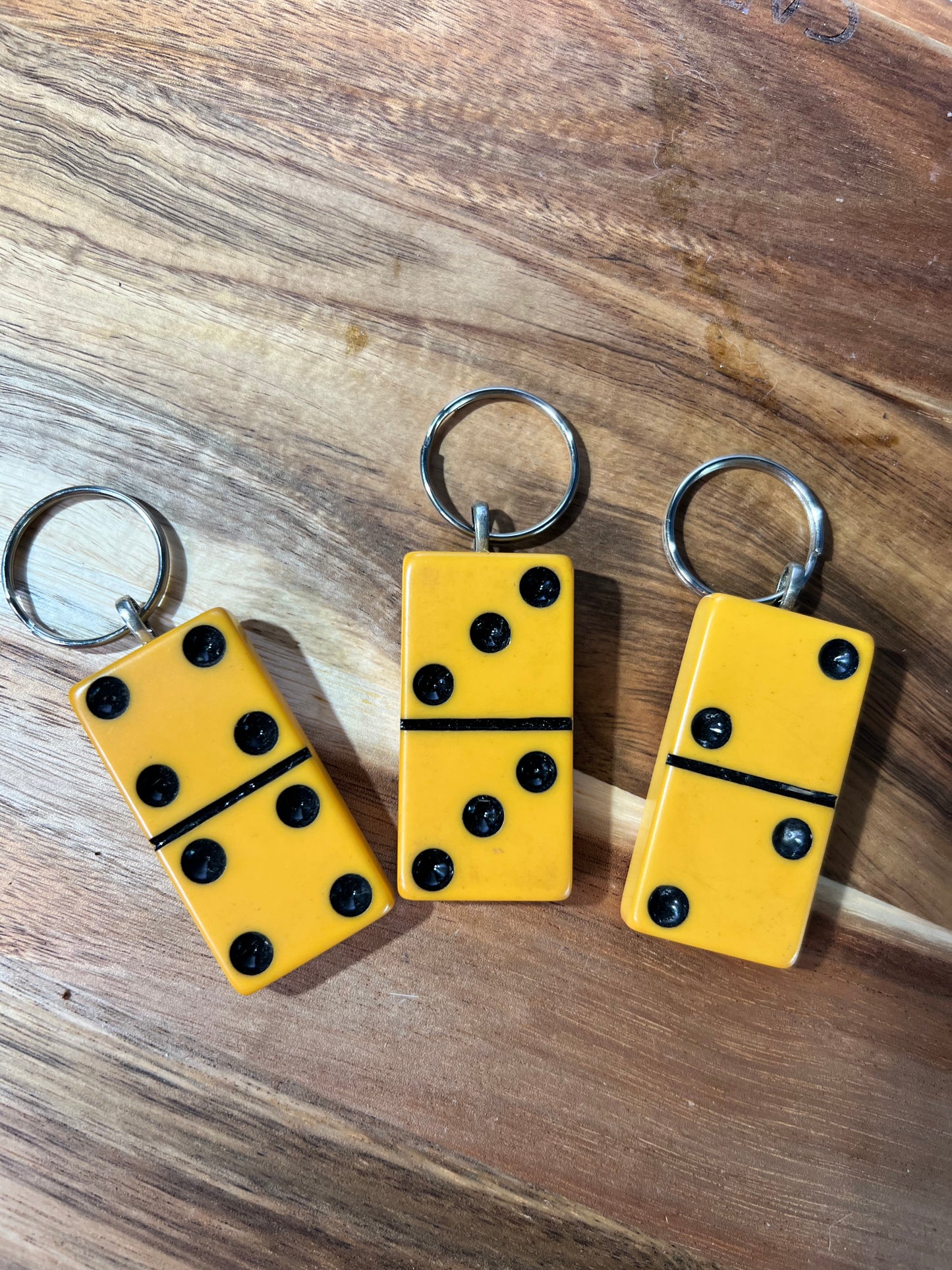 Upcycled Vintage Domino Keychain