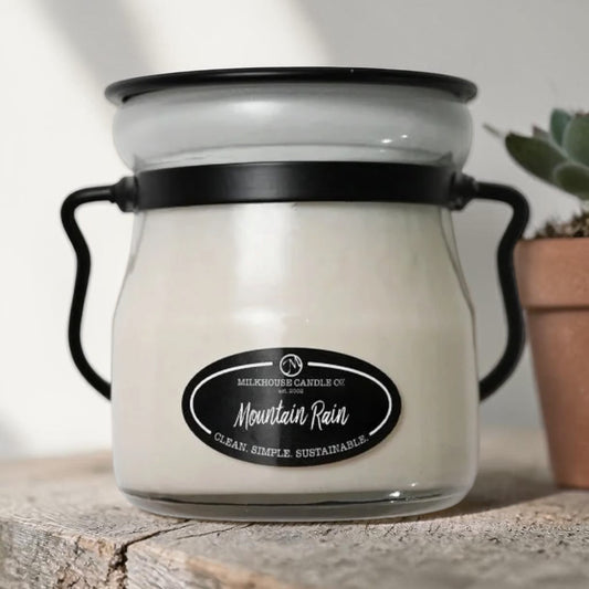 Milkhouse Candle Co. 5oz Cream Jar - Mountain Rain