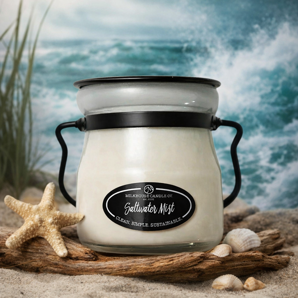 Milkhouse Candle Co. 5oz Cream Jar - Saltwater Mist