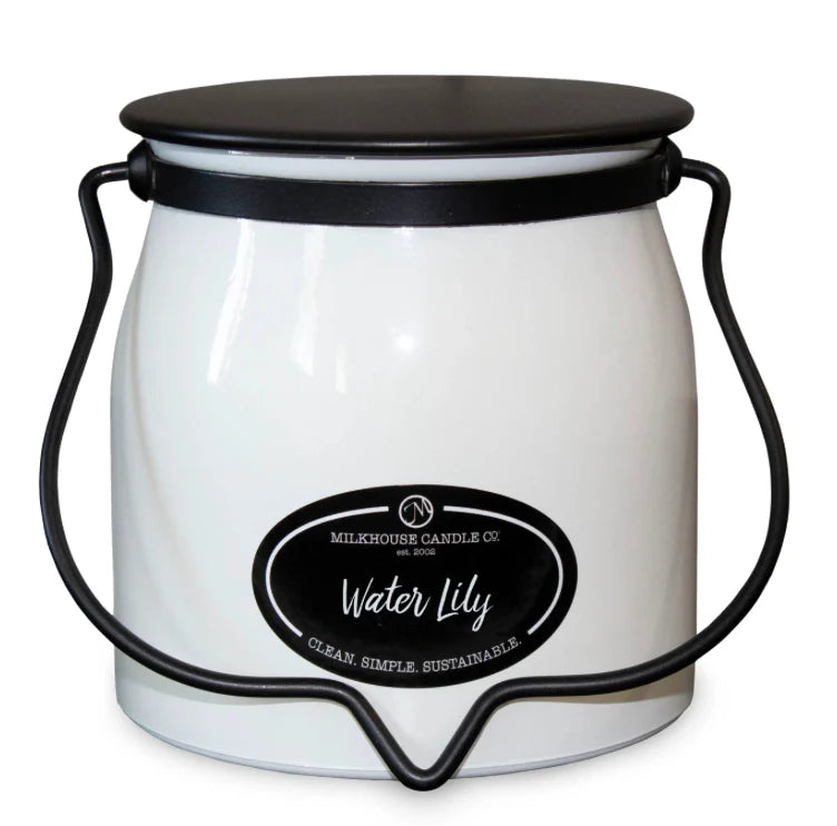 Milkhouse Candle Co. 5oz Cream Jar - Water Lily