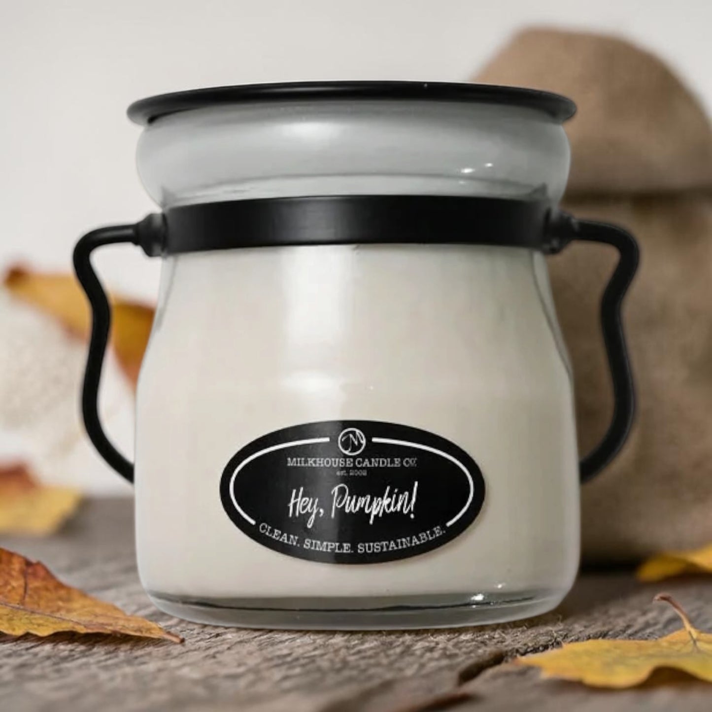 Milkhouse Candle Co. 5oz Cream Jar - Hey, Pumpkin
