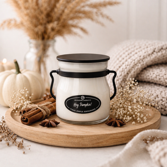 Milkhouse Candle Co. 5oz Cream Jar - Hey, Pumpkin