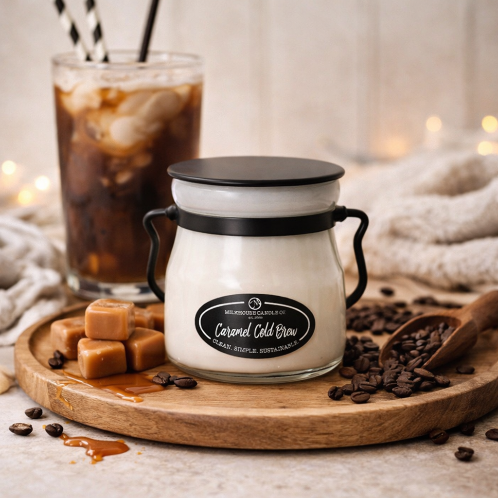 Milkhouse Candle Co. 5oz Cream Jar - Caramel Cold Brew