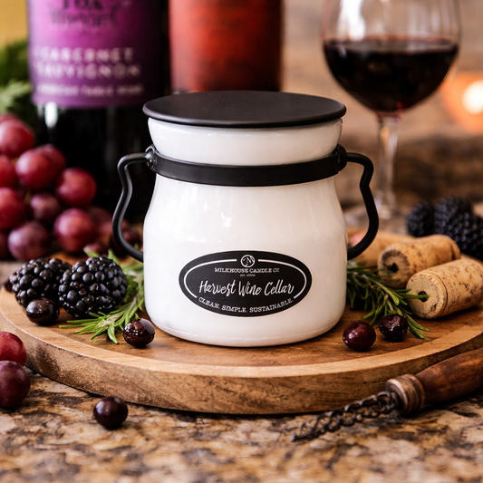 Milkhouse Candle Co. 5oz Cream Jar - Harvest Wine Cellar