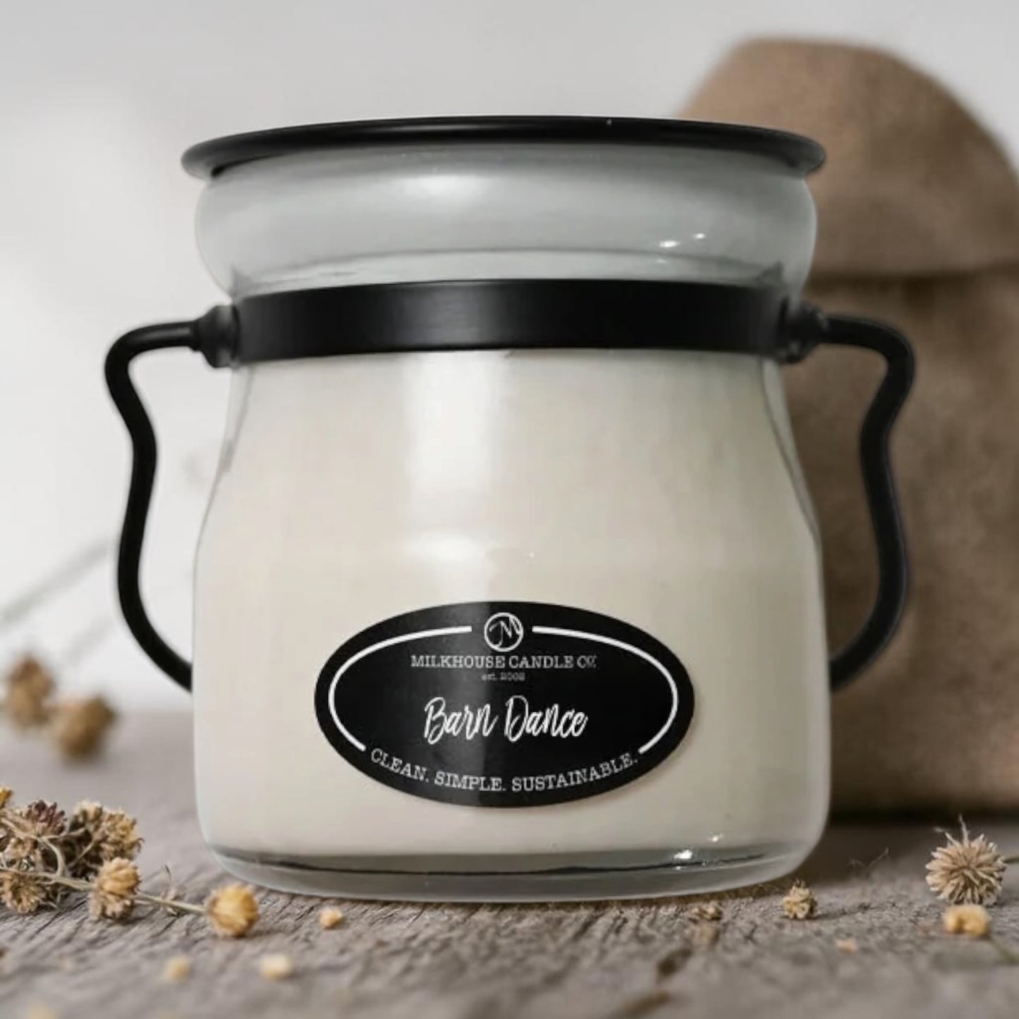 Milkhouse Candle Co. 5oz Cream Jar - Barn Dance