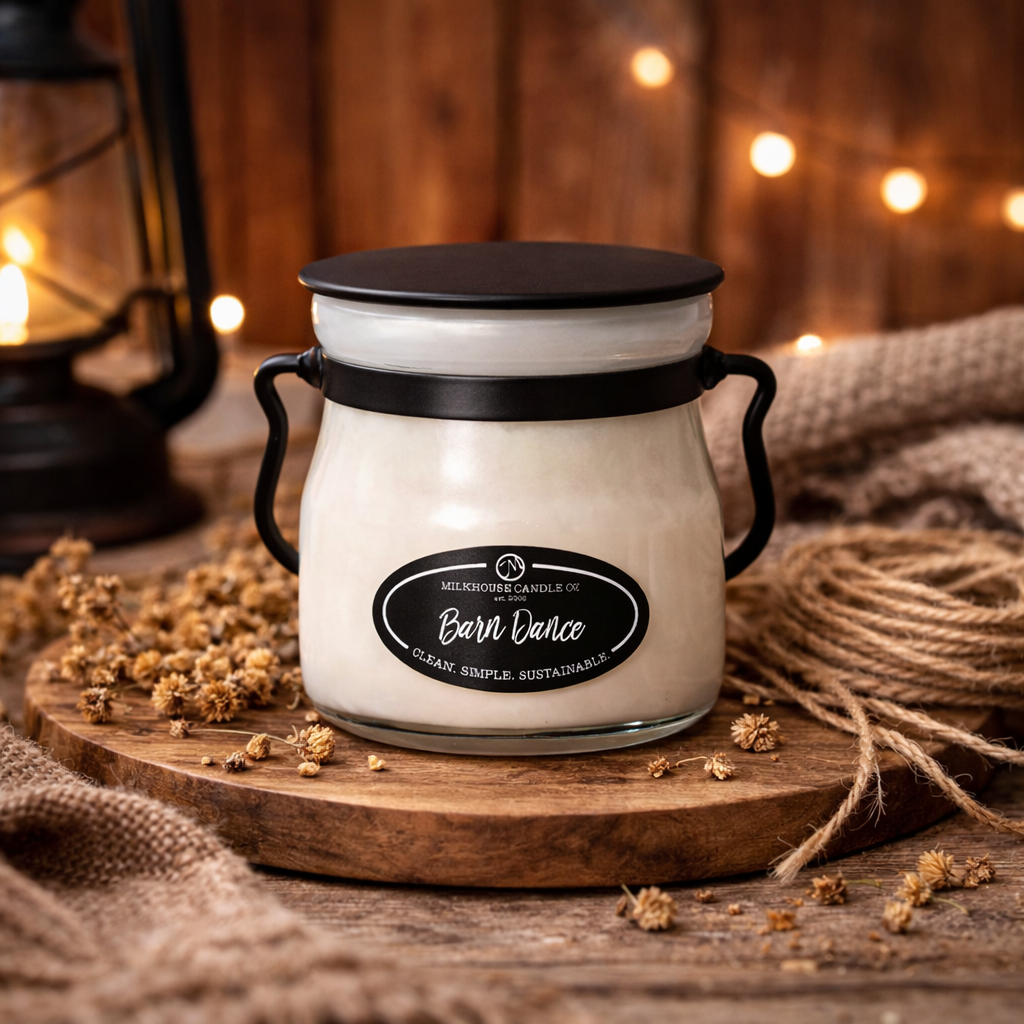 Milkhouse Candle Co. 5oz Cream Jar - Barn Dance