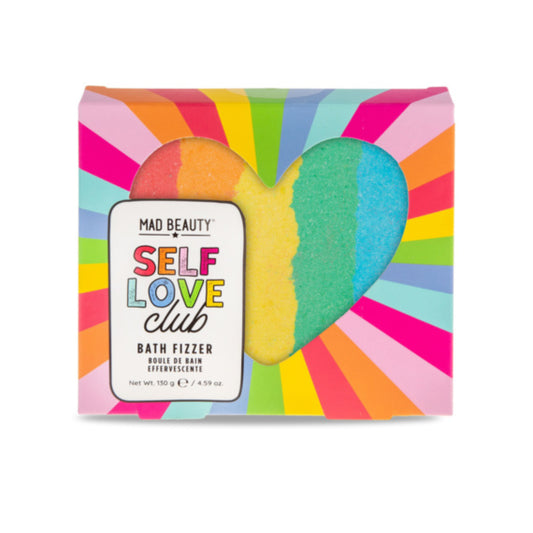 Rainbow Heart Bath Bomb | Self Love Club Bath Fizzer