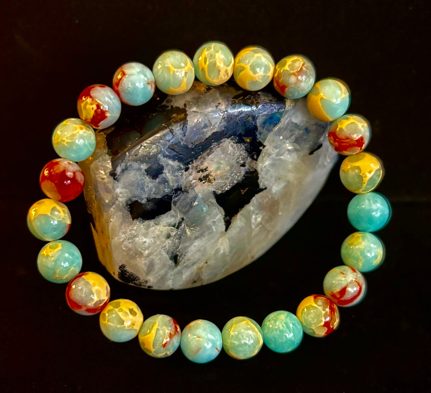 Transformation Energy Snake Skin Jasper Bracelet – 8mm Natural Gemstone