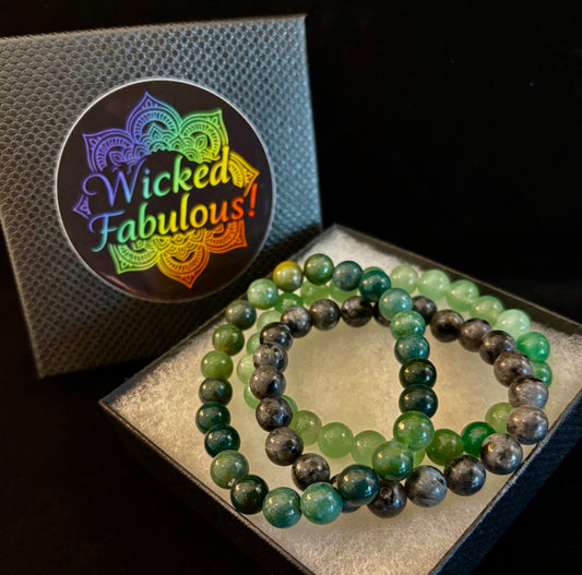 🌱 Growth & New Beginnings Intention Bracelet Set