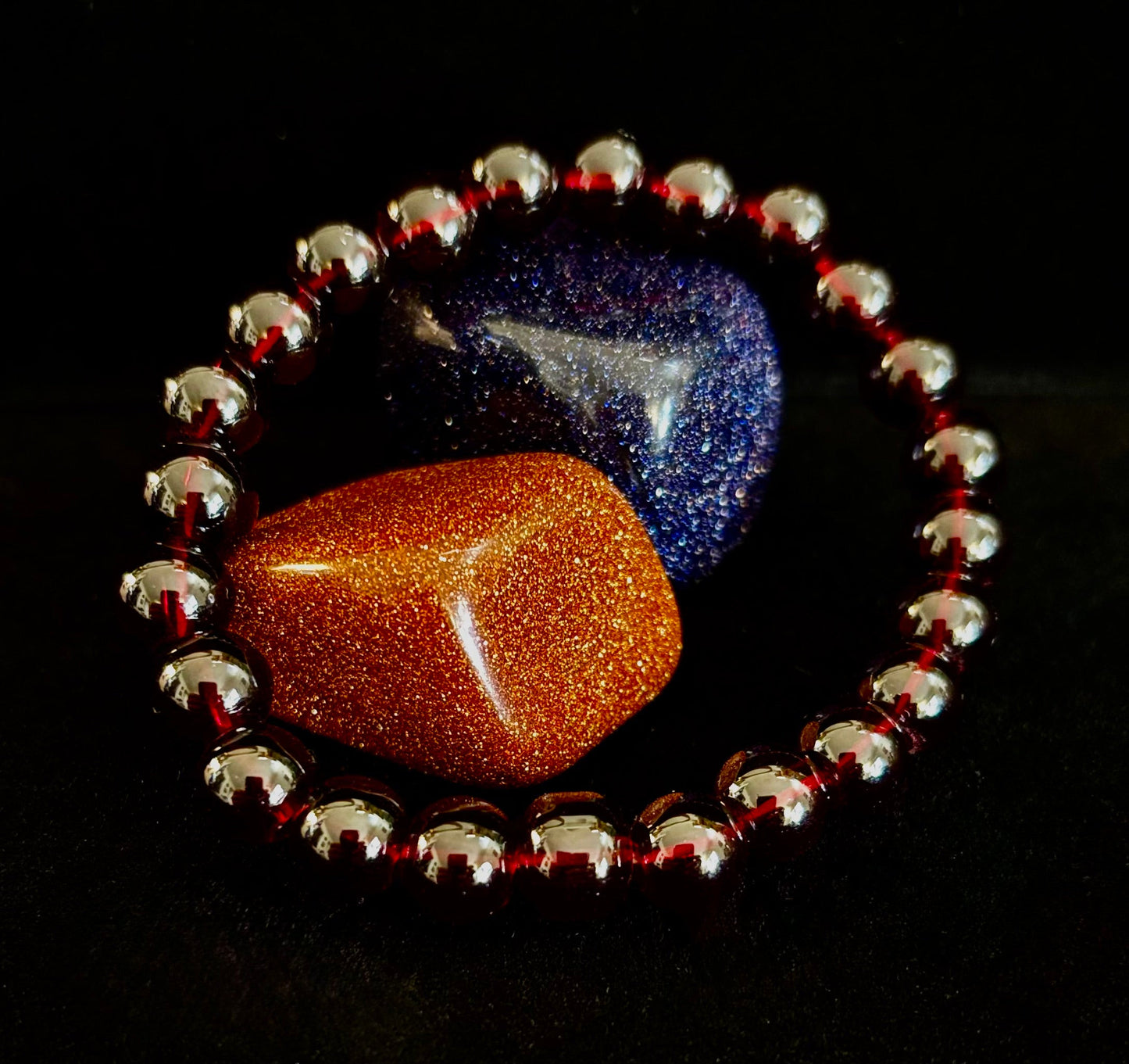 Garnet Wishing Bracelet – 8mm Beads for Passion, Protection & Manifestation