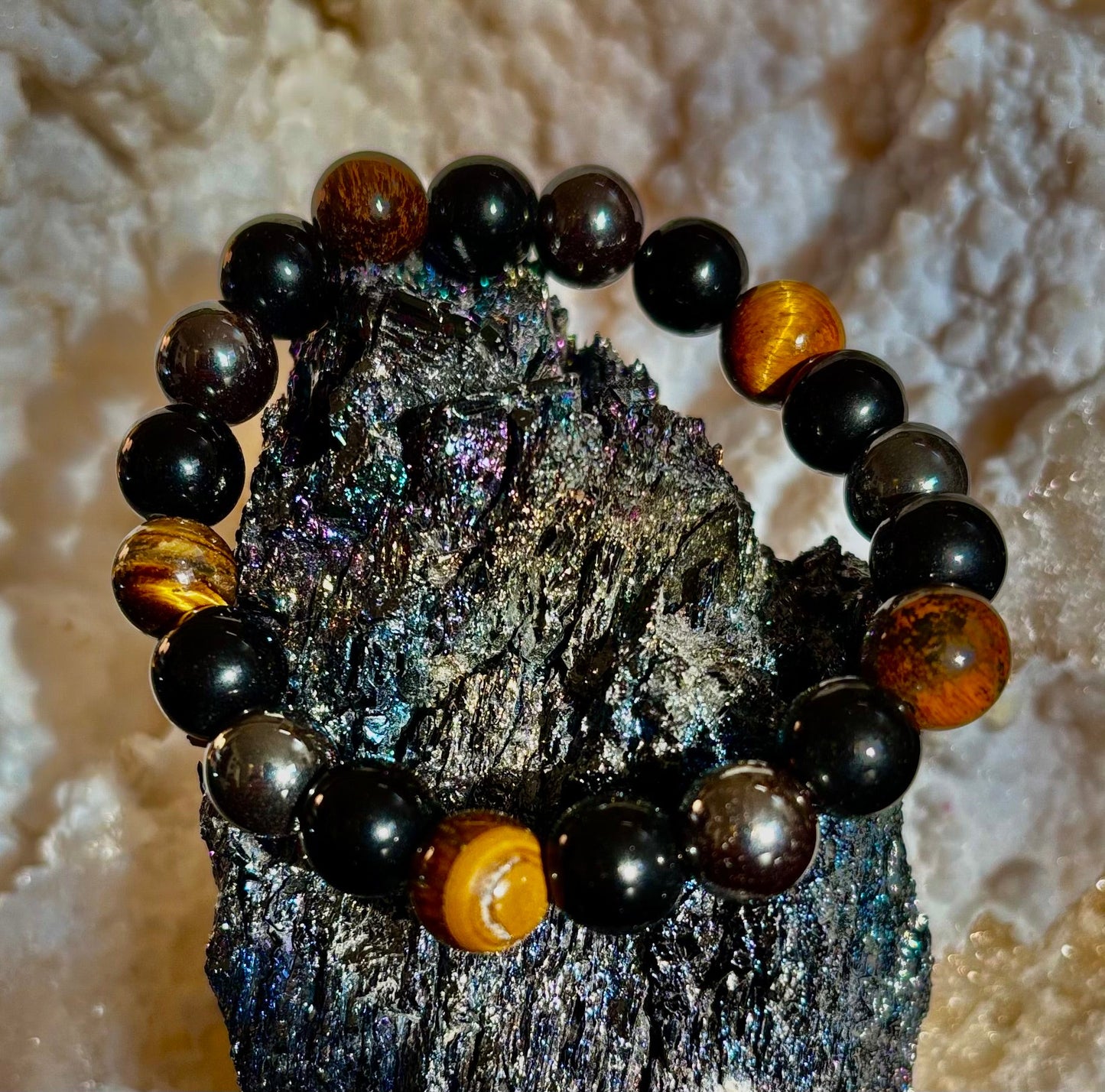 Protection Energy Bracelets – Red, Green, and Tiger Eye Options