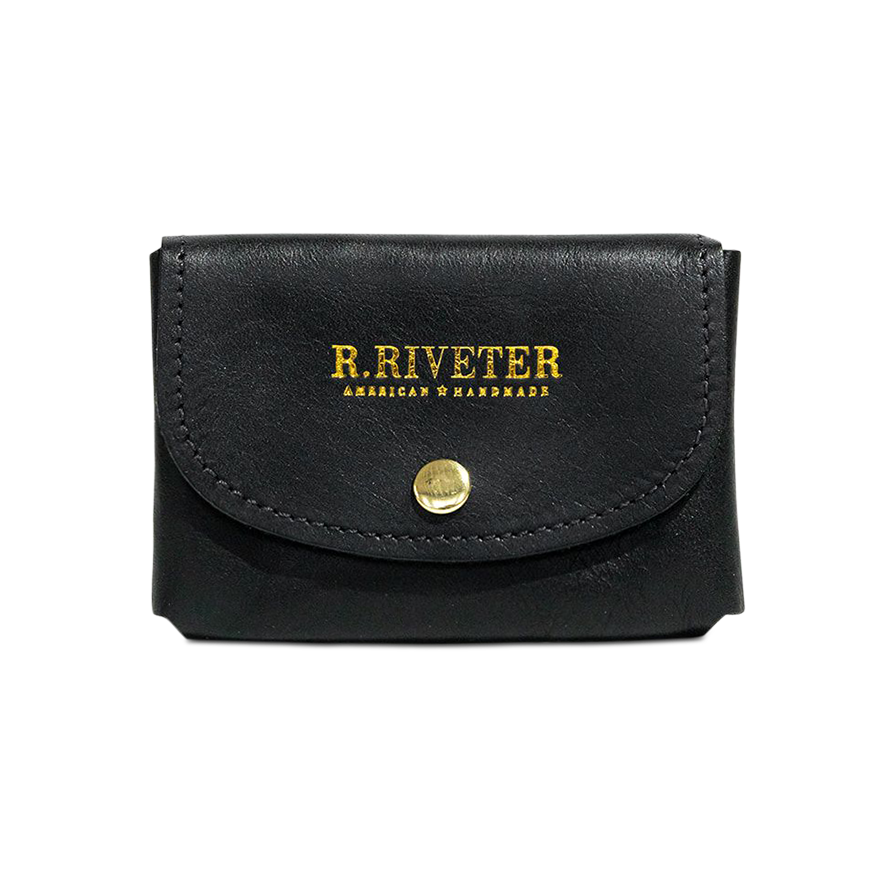 Ida Mini Black Leather Card Holder