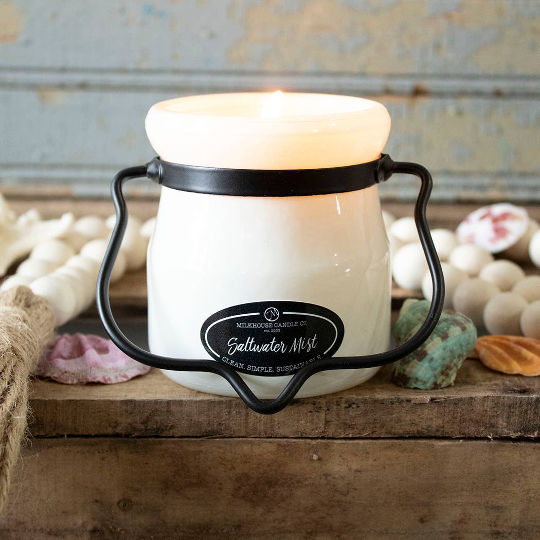 5 oz Cream Jar Candle: Saltwater Mist