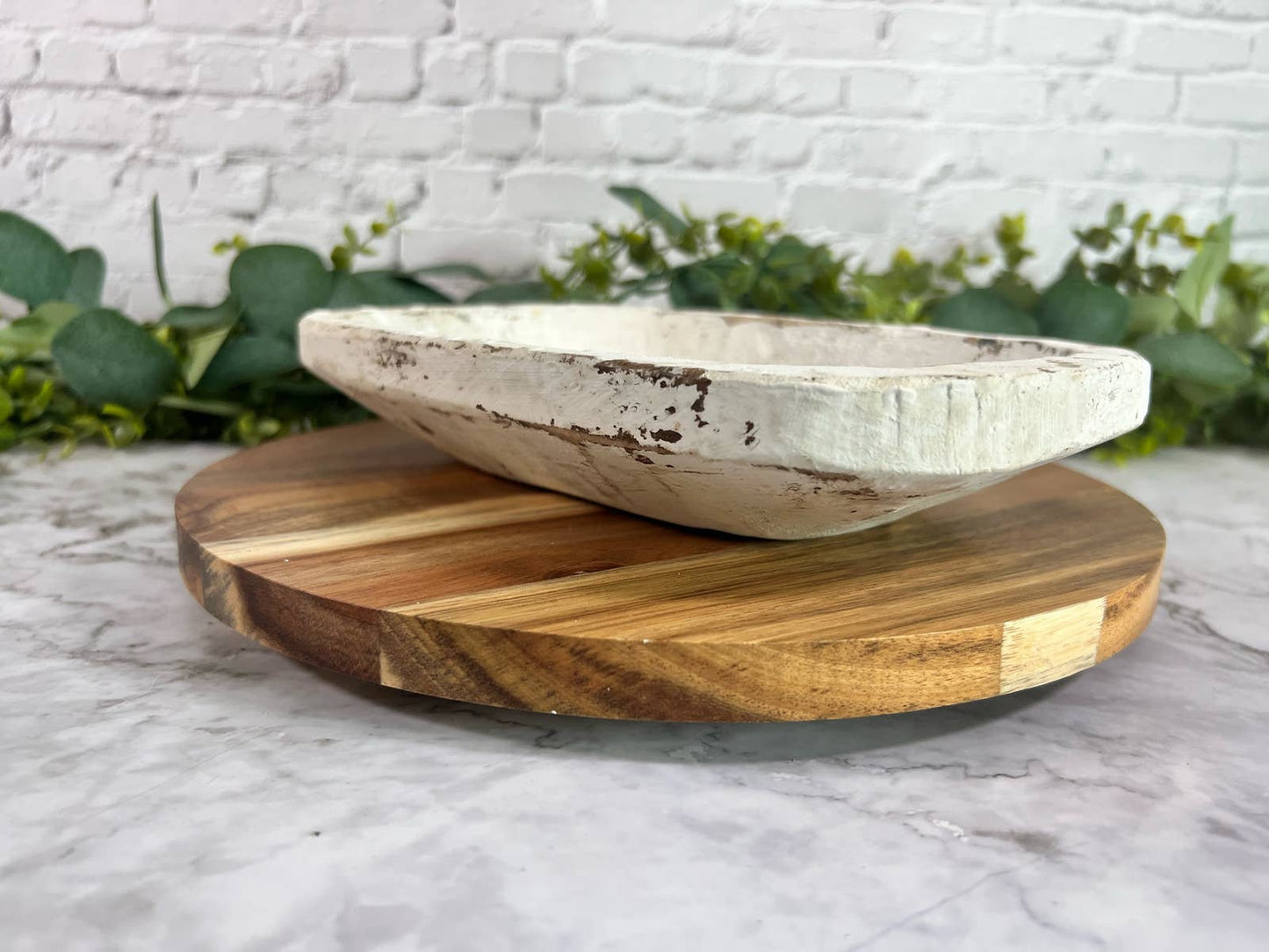 Vintage Inspired Wooden Bowl