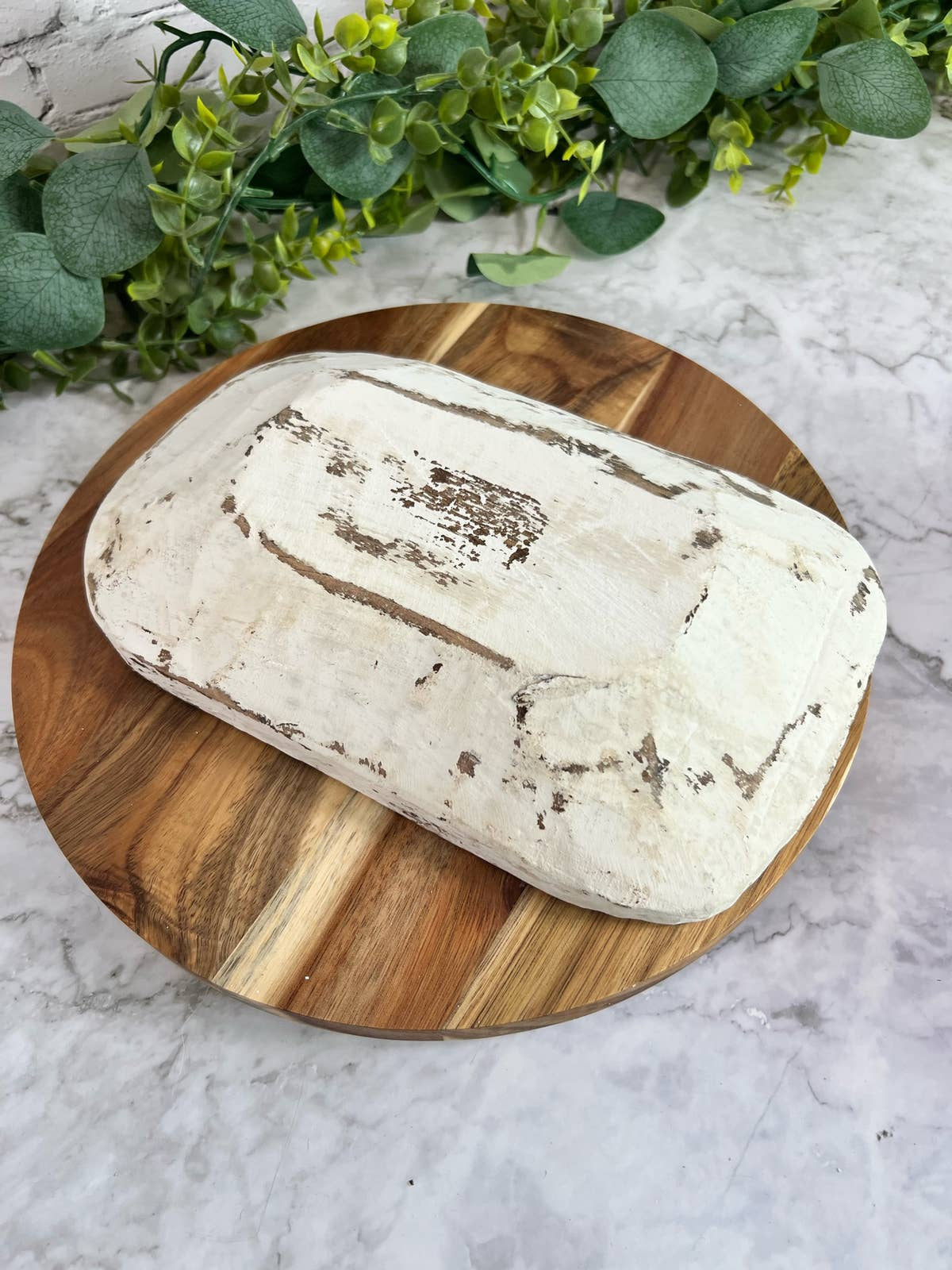 Vintage Inspired Wooden Bowl