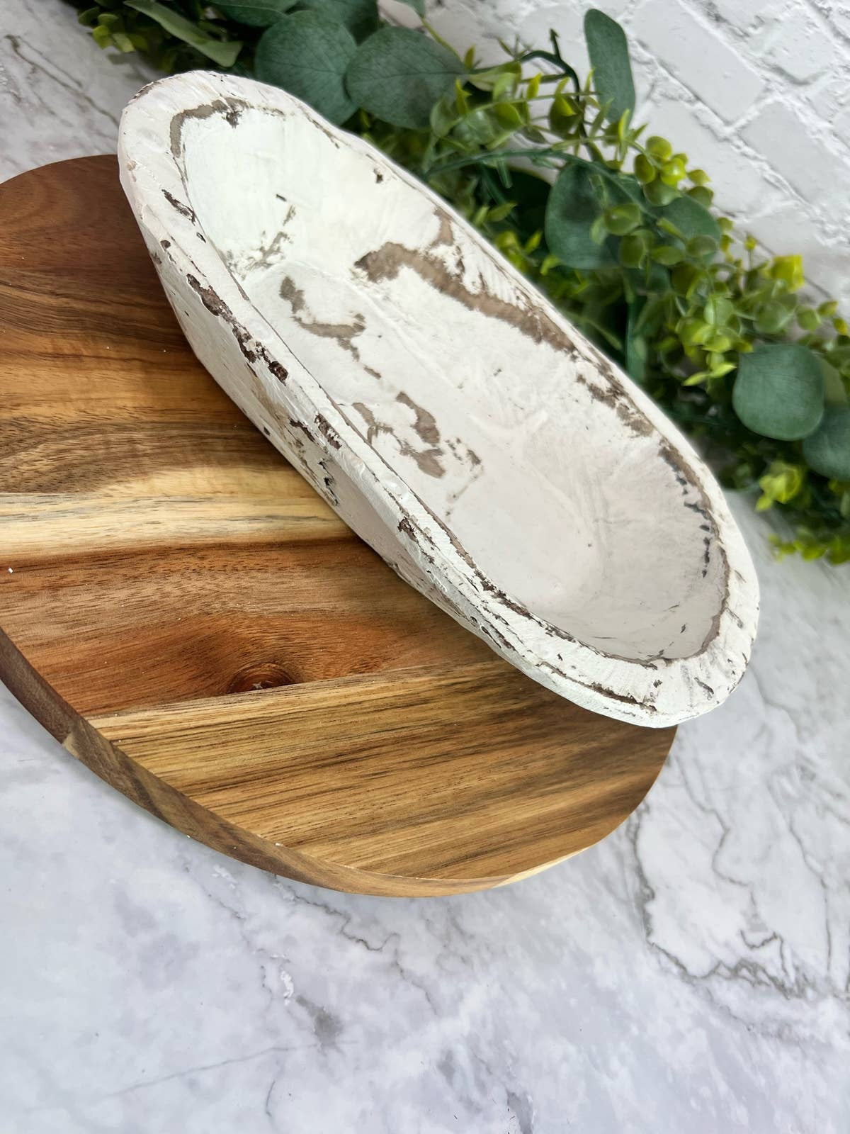 Vintage Inspired Wooden Bowl