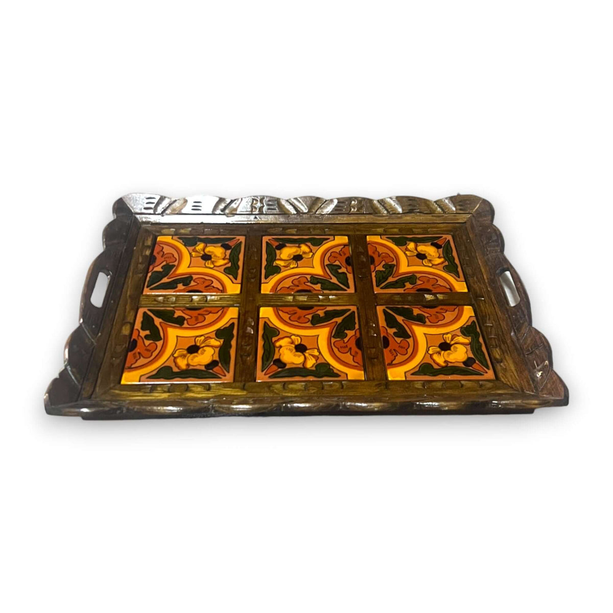 Handmade Talavera Tile Serving Tray