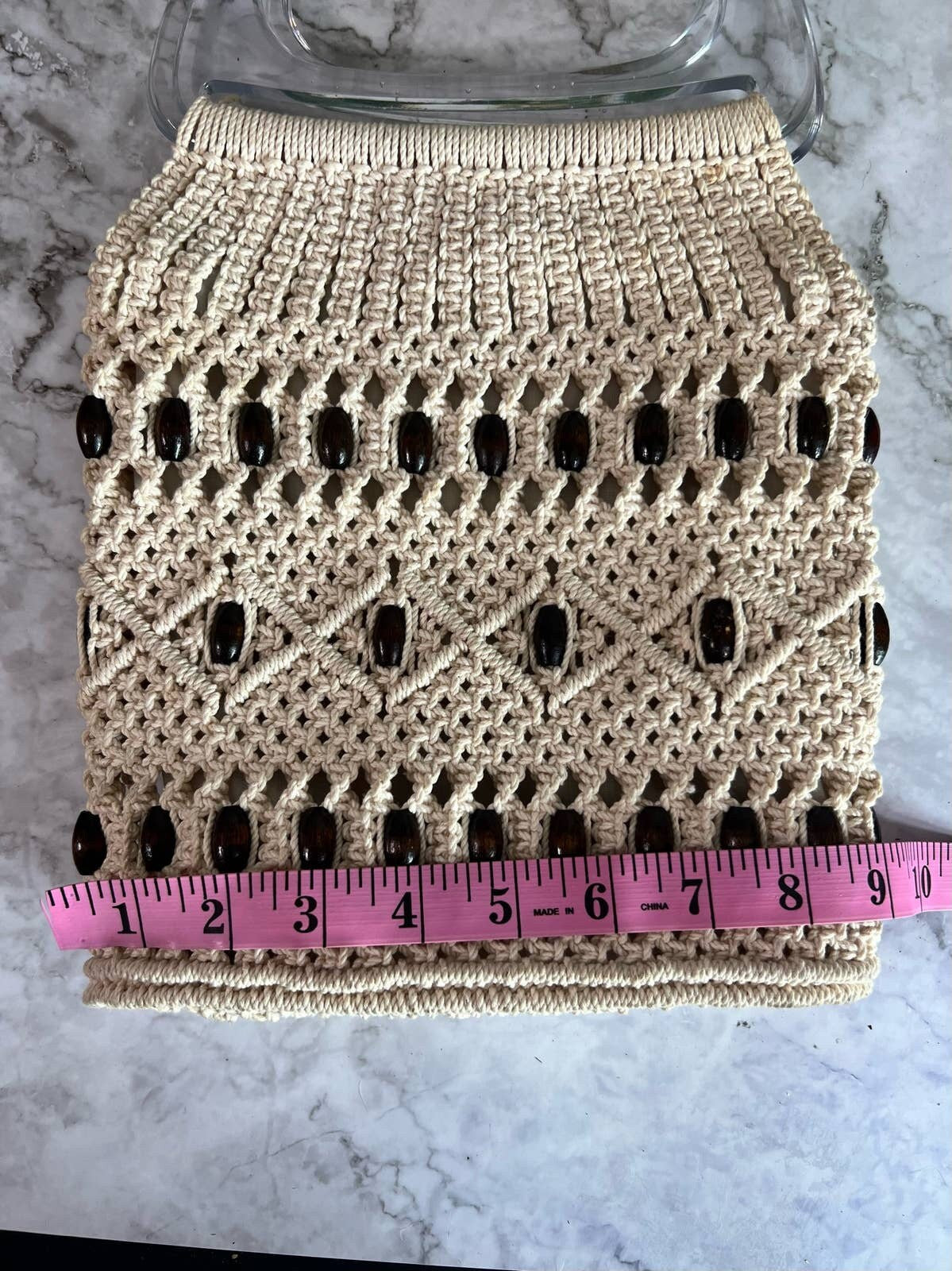 Vintage Macrame Handbag