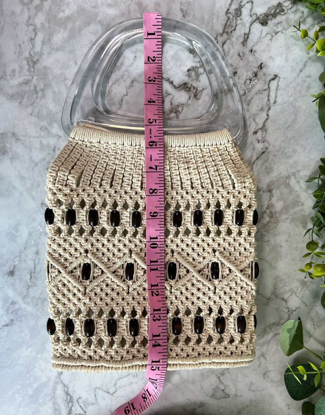 Vintage Macrame Handbag