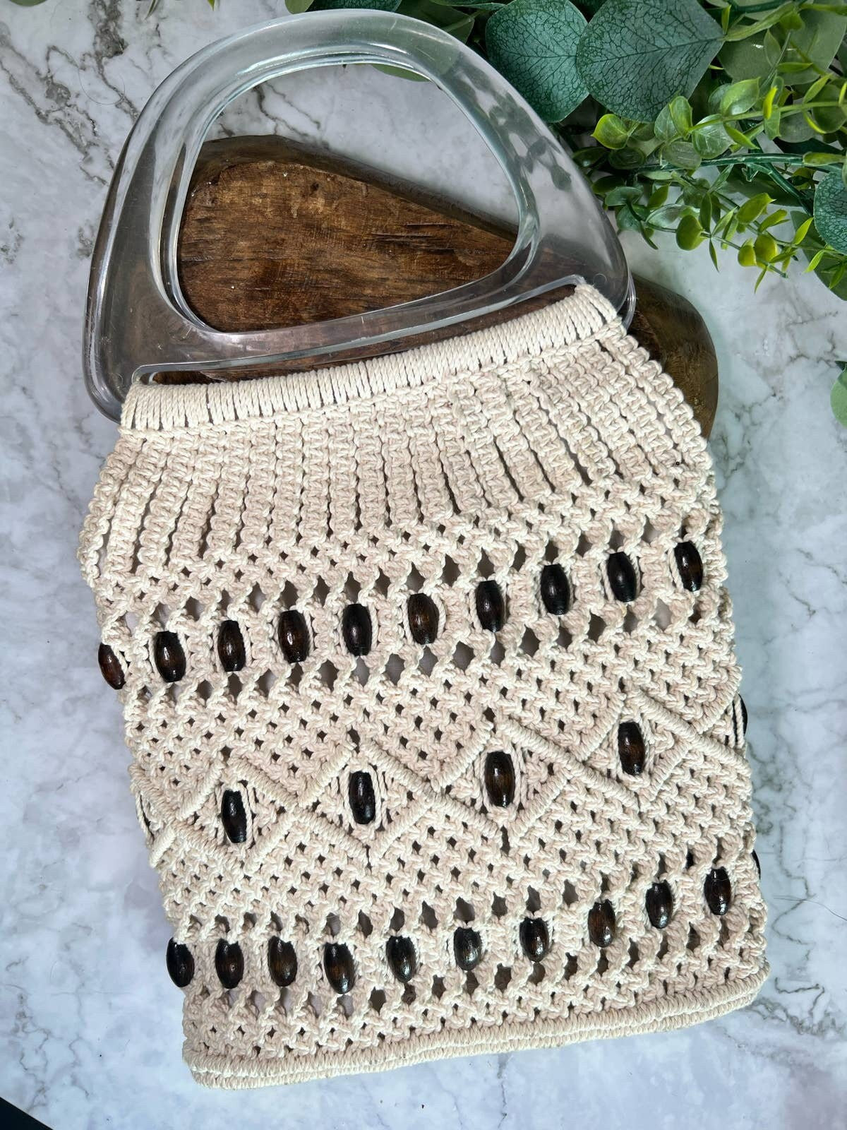 Vintage Macrame Handbag