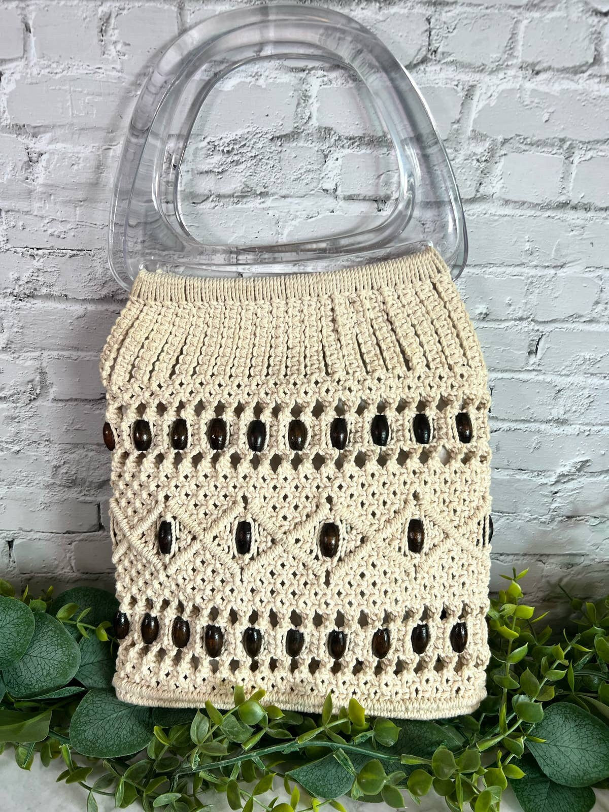 Vintage Macrame Handbag