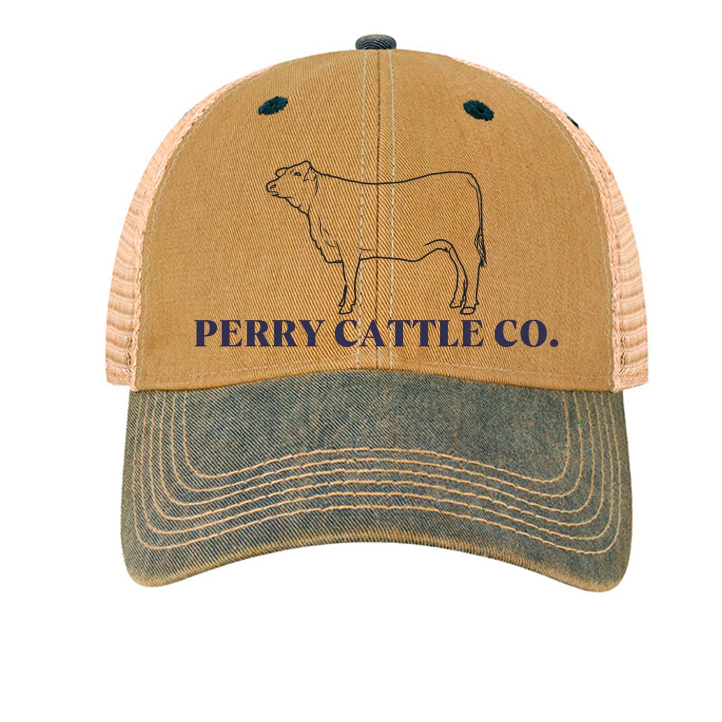Dark Tan/ Navy - OFA - FRONT