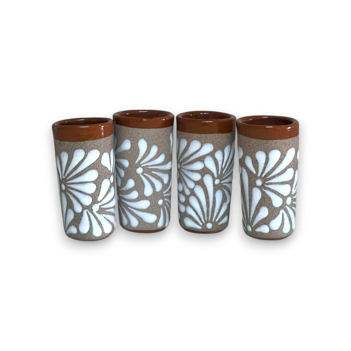 Rustic Hand-Painted Talavera Shot Glass