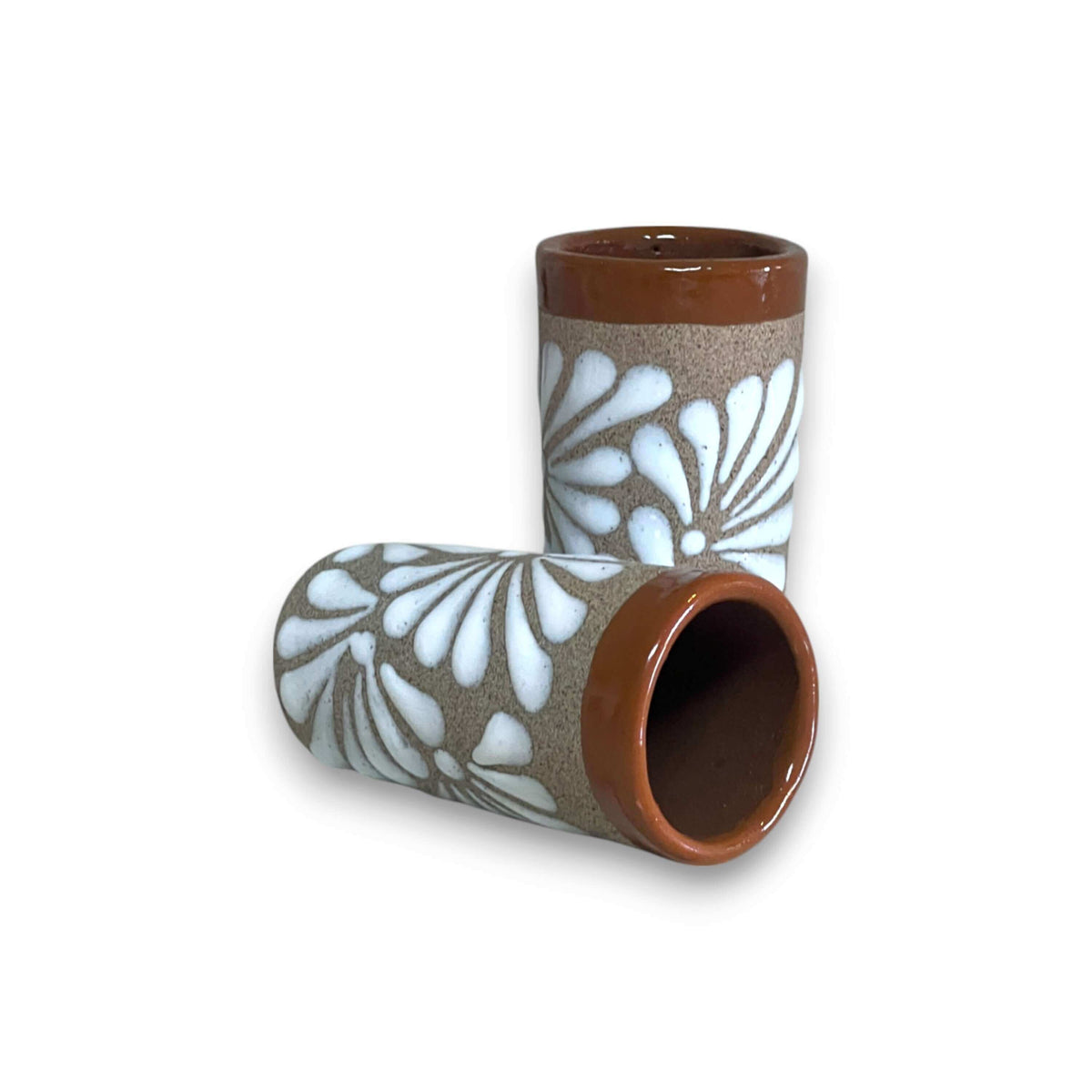 Rustic Hand-Painted Talavera Shot Glass